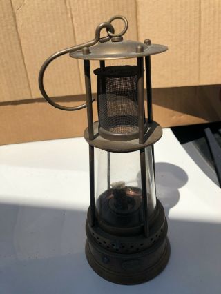 Vintage Brass Kerosene Lantern Made In India 5554
