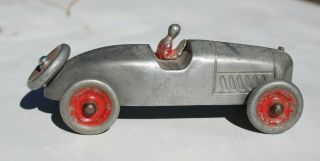 Pair Vintage toy car and tractor,  US made,  probably from 1930 ' s 2