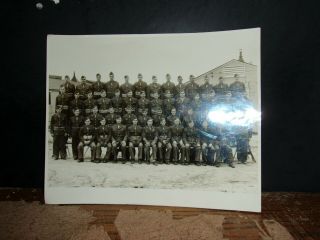 Vintage 8x11 Photo Of Soldiers 1940 