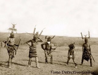 Devil Dance Of The Chiricahua Apaches - 1899 - Historic Photo Print