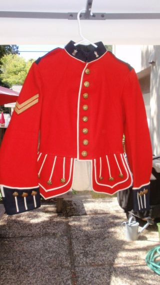 Black Watch (royal Highlanders) Red Parade Dress Doublet - 1913 Label - Pre Wwi