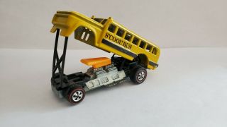 Rare Hot Wheels Redline 1970 S’cool Bus Heavyweights 2 Of 2