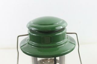 Vintage 1970 ' s Coleman model 335 Lantern Camping Light Gas Green Hunting 3