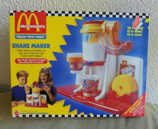 1993 Vintage Mcdonalds Happy Meal Magic Shake Maker By Mattel Toy -