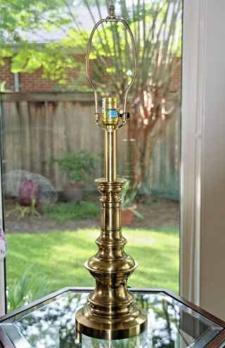 Vintage Stiffel Brass Table Lamp 3 - Way Switch