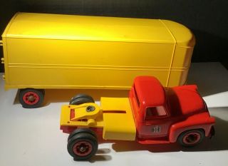 Vintage Product Miniature Co.  International Roadliner Toy Tractor Trailer