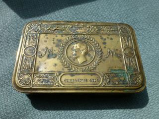 Ww1 British Princess Mary Christmas Tin With Part Contents