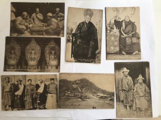 7 Old Early China,  Belgian Missions Of Scheut Kou - Kou - Nah Wealthy Lama Etc Etc