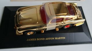96656 Corgi GOLD James Bond 007 Aston Martin DB5 30th Anniversary Ed & 2
