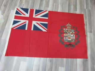 Rare Orig Pre Ww1 " 9 Province " Canadian Flag 1907
