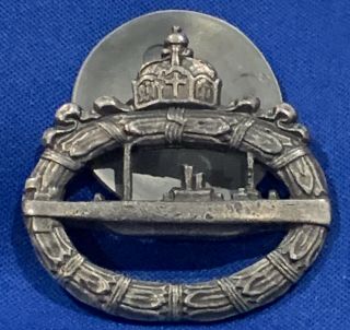 Ww1 Era German Navy U - Boat Service Badge