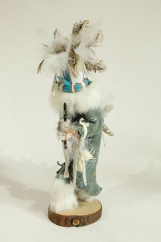 Vintage Hopi Hand Carved Doll Kachina Kokopelli By R.  Bani 4b 344