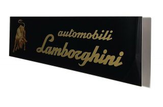 Lamborghini Automobilia Metal Sign,  Banner Style 3