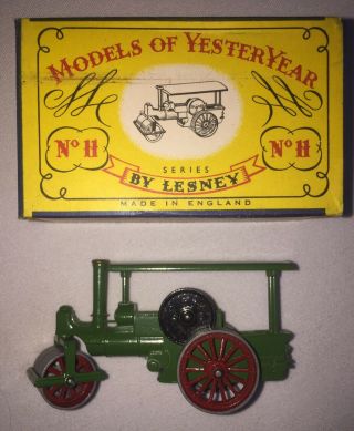 Lesney Matchbox Models Of Yesteryear No11 Aveling & Porter Steam Roller Org Box