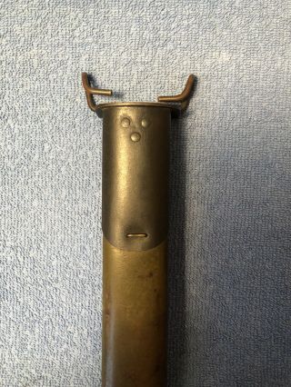 2ND TYPE US WWI M - 1917 Bayonet Leather Scabbard 3