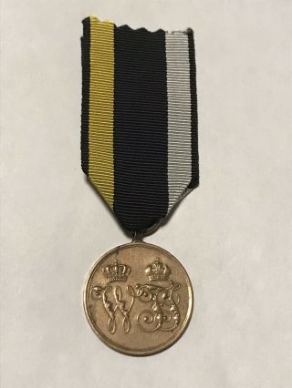 Pre - Ww1 German/prussian Danish 1864 Campaign Medal/pin/badge/award