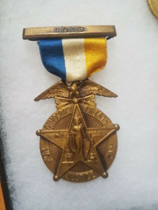Ww1 Us Named Rochester Ny Service Victory Medal 1917 1918