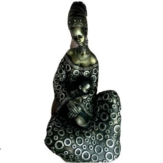 Blessings Masai African Mother And Child Statue
