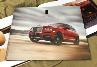 2019 Rolls - Royce Cullinan Main Book Hardcover Vip Brochure 2 462 928