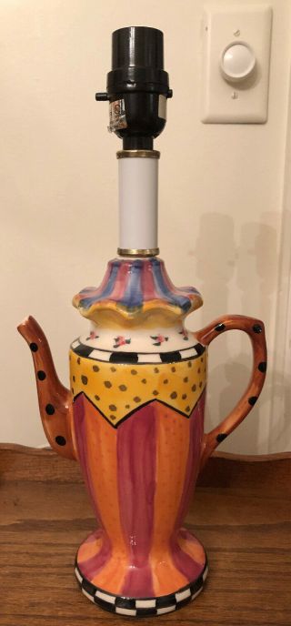 Vintage Mackenzie - Childs Inspirelectric Table Lamp Coffee Tea Pot Shape