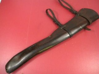 Wwi Us Army M1904 Leather Rifle Scabbard For M1903 Springfield - Wolf 1918 Rare