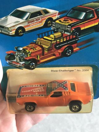 Hot Wheels Dixie Challenger With Flag Still In Blister -