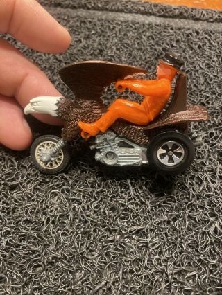 Vintage Hot Wheels Rumblers Bold Eagle With Rider Red Line Era.