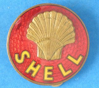 006 Shell Oil Large Enamel Lapel Pin Badge