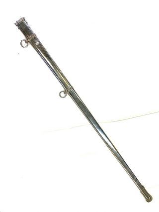British Canadian 1897 Pattern Infantry Officers Sword Scabbard Metal