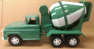 1961 Ford Tonka Custom Green And White Cement Mixer Black Walls