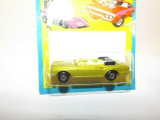 MATCHBOX EARLY S/F NO.  69 - A ROLLS ROYCE SILVER SHADOW LIME,  SILVER BASE MIBLISTER 2