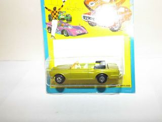 MATCHBOX EARLY S/F NO.  69 - A ROLLS ROYCE SILVER SHADOW LIME,  SILVER BASE MIBLISTER 3