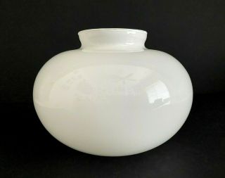 Vintage Milk Glass Globe Light Lamp Shade 7 " Diameter 3 " Fitter