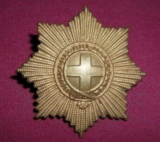 Wwi British Army Military Cap Badge Order Of The Garter Star Of The Most Noble