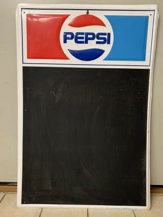 Vintage 1970’s Pepsi Soda Chalkboard Sign