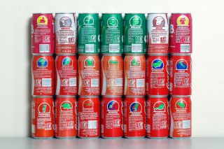 1986 Coca Cola 21 Cans (complete) Set From The Usa (los Angeles),  Liberty Facts