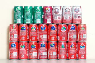 1986 Coca Cola 23 Cans (complete) Set From The Usa (ny City),  Liberty Facts