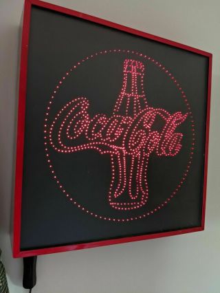 Coca Cola Fiber Optic Light Box By Rabbit Tanaka Color Changing 13.  5