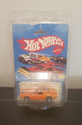 1981 Hot Wheels Dixie Challenger With Flag - Hong Kong - In Package