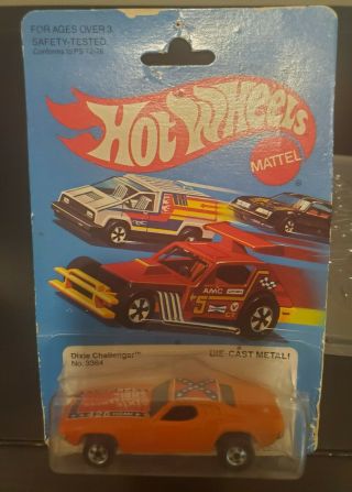 1981 Hot Wheels Dixie Challenger with Flag - Hong Kong - in package 2
