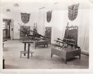 Photo Wwi Captured German Austrian French Machine Guns Rifles 746