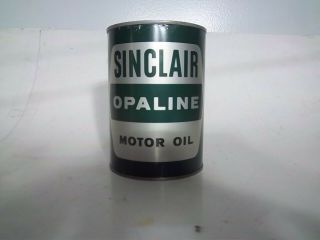 Sinclair Opaline Motor Oil Quart Tin Can,  Unopenedin
