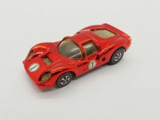 Hot Wheels Redline Sizzler Ferrari P4 In Red Chrome Very Hard To Find Sizzler