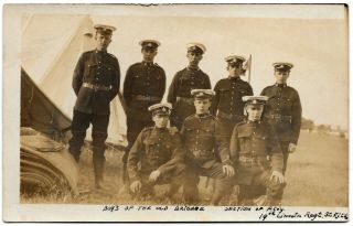 Pre Ww1 Wwi Canadian Soldiers 19th Lincoln Regiment,  St Catharines - Ided