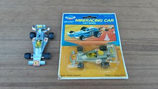 VINTAGE TINS TOYS DIE - CAST ASSORTED MINI RACING CARS MADE IN HONG KONG 2