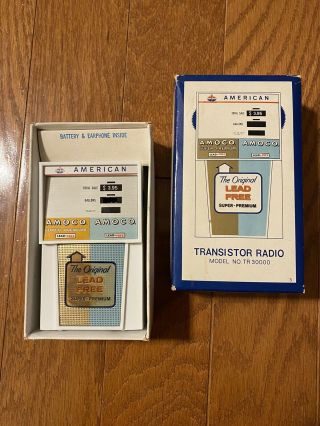 Vintage Amoco Gas Pump Transistor Radio