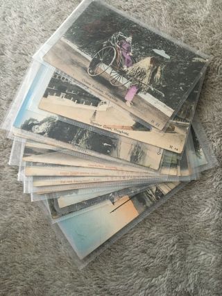 Vintage Chinese Postcards X 12