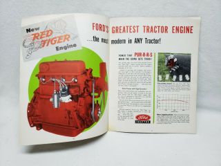 1953 FORD GOLDEN JUBILEE Model TRACTOR - w/RED TIGER Engine - Brochure 3