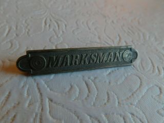 Rare Wwi Vintage Usmc Marine Corps Marksman Pin By Pettibone