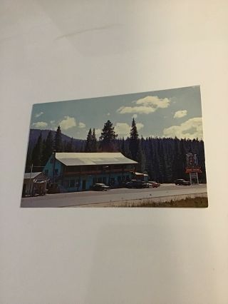Phillips,  Ca Lake Tahoe Highway 50 Pow Wow Lodge Postcard El Dorado Ca